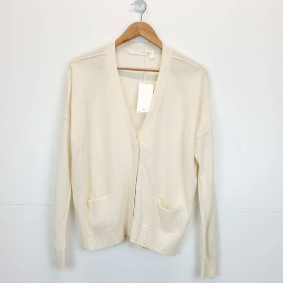 Hugo Boss Oversized Sweater Cardigan Wool Cashmere Fabula Relaxed Fit - Picture 10 of 14